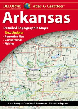 portada Delorme Atlas & Gazetteer: Arkansas (en Inglés)