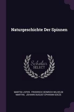 portada Naturgeschichte Der Spinnen (en Inglés)