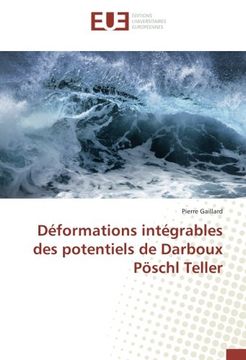 portada Déformations intégrables des potentiels de Darboux Pöschl Teller (French Edition)