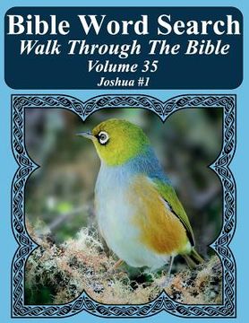 portada Bible Word Search Walk Through The Bible Volume 35: Joshua #1 Extra Large Print (en Inglés)