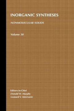 portada inorganic syntheses, nonmolecular solids (in English)
