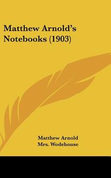 portada matthew arnold's nots (1903) (en Inglés)