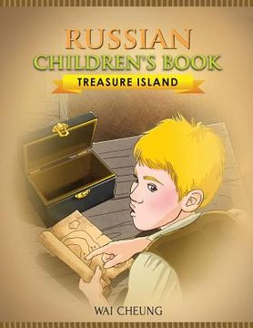 portada Russian Children's Book: Treasure Island (en Inglés)