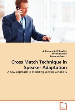 portada cross match technique in speaker adaptation (in English)