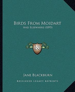 portada birds from moidart: and elsewhere (1895) (en Inglés)