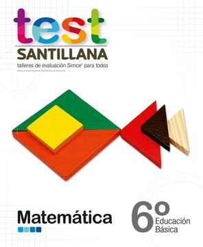 portada Test 6 Básico Matemática