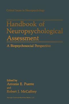 portada Handbook of Neuropsychological Assessment: A Biopsychosocial Perspective (in English)