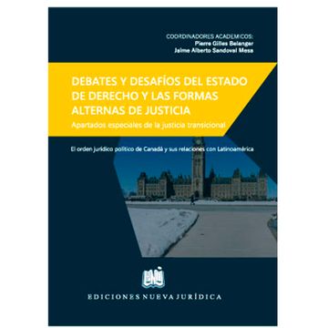 portada DEBATES Y DESAFÍOS DEL ESTADO DE DERECHO Y LAS FORMAS ALTERNAS DE JUSTICIA (in Spanish)