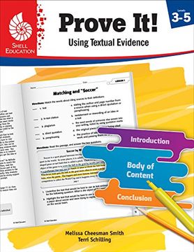 portada Prove it! Using Textual Evidence, Levels 3-5 (Classroom Resources) (in English)