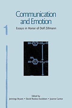 portada Communication and Emotion: Essays in Honor of Dolf Zillmann (Routledge Communication Series)