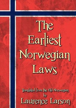 portada the earliest norwegian laws (in English)
