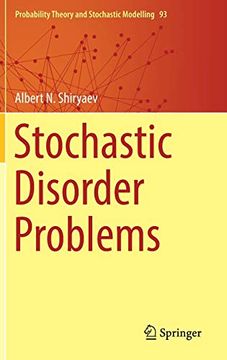 portada Stochastic Disorder Problems (Probability Theory and Stochastic Modelling) (en Inglés)