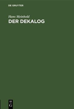 portada Der Dekalog (en Alemán)