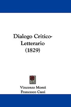 portada dialogo critico-letterario (1829) (in English)