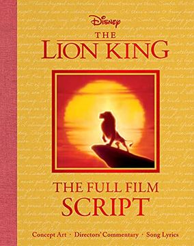 portada The Lion King: The Full Film Script (Disney: The Lion King) 