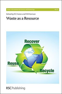 portada Waste as a Resource (Issues in Environmental Science and Technology) (in English)