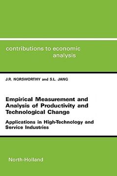 portada empirical measurement and analysis of productivity and technological change: applications in high technology and service industries (en Inglés)