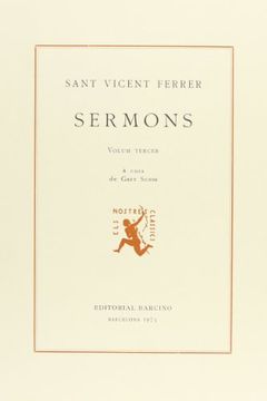 portada Sermons Tomo 3 (in Catalá)