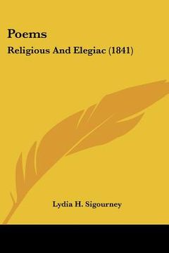 portada poems: religious and elegiac (1841) (en Inglés)