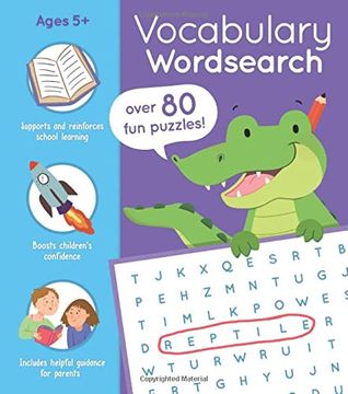 portada Vocabulary Wordsearch: Over 85 fun Puzzles! 