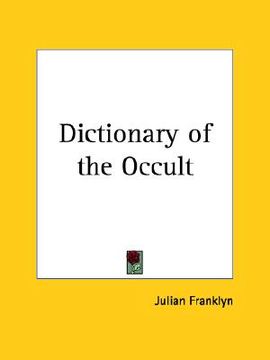 portada dictionary of the occult (en Inglés)