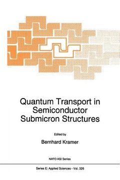 portada quantum transport in semiconductor submicron structures (en Inglés)