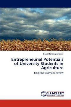 portada entrepreneurial potentials of university students in agriculture (en Inglés)