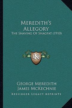 portada meredith's allegory: the shaving of shagpat (1910) (en Inglés)