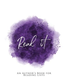 portada Read It!: An Author's Book for Reading Lists Purple Version (en Inglés)