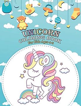 portada Unicorn Coloring Book for Kids Ages 4-8: Coloring Books for Kids & Toddlers (Books for Kids) (en Inglés)