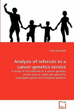 portada analysis of referrals to a cancer genetics service (en Inglés)
