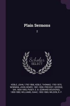 portada Plain Sermons: 2 (en Inglés)