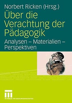 portada Über die Verachtung der Pädagogik: Analysen - Materialien - Perspektiven (en Alemán)