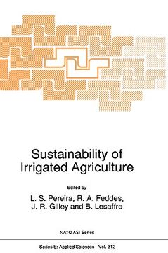 portada sustainability of irrigated agriculture (en Inglés)