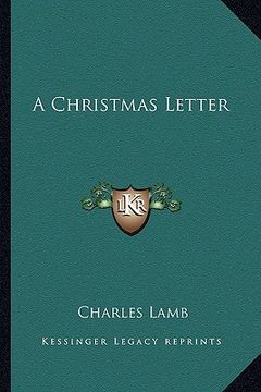 portada a christmas letter (en Inglés)