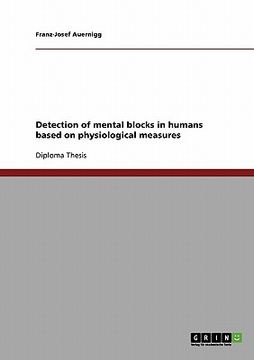 portada detection of mental blocks in humans based on physiological measures (en Inglés)