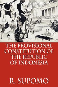 portada the provisional constitution of the republic of indonesia (en Inglés)
