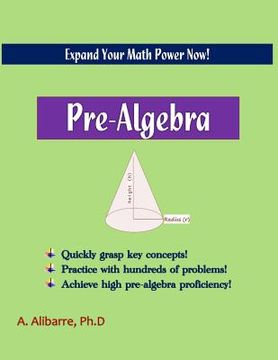portada Pre-algebra: Expand Your Math Power: (in English)