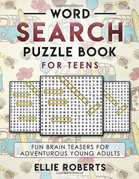 portada Word Search Puzzle Book for Teens: Fun Brain Teasers for Adventurous Young Adults (en Inglés)