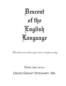 portada Descent of the English Language: Tracing the origins of Modern English