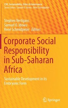 portada Corporate Social Responsibility in Sub-Saharan Africa: Sustainable Development in Its Embryonic Form (en Inglés)