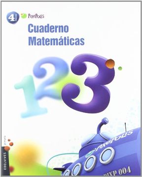 portada Cuaderno 3 de matematicas 4º Primaria (Pixepolis)