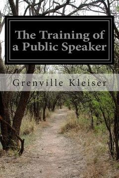 portada The Training of a Public Speaker (en Inglés)
