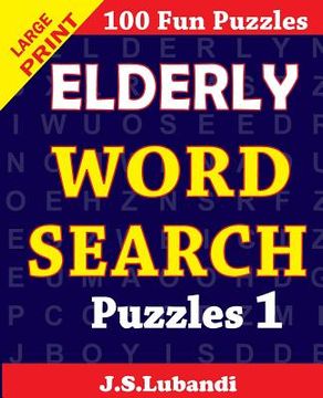 portada Elderly word search puzzles (en Inglés)