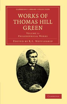 portada Works of Thomas Hill Green 3 Volume Set: Works of Thomas Hill Green - Volume 1 (Cambridge Library Collection - Philosophy) 