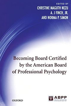 portada Becoming Board Certified by the American Board of Professional Psychology (en Inglés)