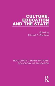 portada Culture, Education and the State (en Inglés)