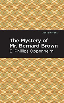 portada Mystery of mr. Benard Brown (Mint Editions) (en Inglés)