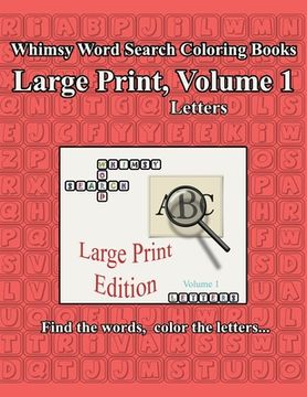 portada Whimsy Word Search: Large Print Edition, Volume 1 (en Inglés)