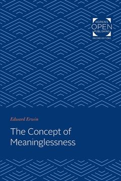 portada Concept of Meaninglessness (en Inglés)